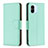 Custodia Portafoglio In Pelle Cover con Supporto B06F per Xiaomi Poco C50 Verde