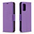 Custodia Portafoglio In Pelle Cover con Supporto B06F per Xiaomi Poco M3 Viola