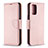 Custodia Portafoglio In Pelle Cover con Supporto B06F per Xiaomi Poco M5S Oro Rosa