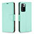 Custodia Portafoglio In Pelle Cover con Supporto B06F per Xiaomi Poco X4 NFC Verde