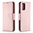 Custodia Portafoglio In Pelle Cover con Supporto B06F per Xiaomi Redmi Note 10 4G Oro Rosa