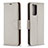 Custodia Portafoglio In Pelle Cover con Supporto B06F per Xiaomi Redmi Note 10 Pro 4G Grigio