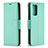 Custodia Portafoglio In Pelle Cover con Supporto B06F per Xiaomi Redmi Note 10 Pro 4G Verde