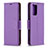 Custodia Portafoglio In Pelle Cover con Supporto B06F per Xiaomi Redmi Note 10 Pro 4G Viola