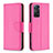 Custodia Portafoglio In Pelle Cover con Supporto B06F per Xiaomi Redmi Note 11 Pro 4G Rosa Caldo