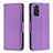 Custodia Portafoglio In Pelle Cover con Supporto B06F per Xiaomi Redmi Note 11S 4G Viola