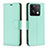 Custodia Portafoglio In Pelle Cover con Supporto B06F per Xiaomi Redmi Note 13 5G Verde