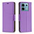 Custodia Portafoglio In Pelle Cover con Supporto B06F per Xiaomi Redmi Note 13 Pro 5G Viola