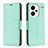 Custodia Portafoglio In Pelle Cover con Supporto B06F per Xiaomi Redmi Note 13 Pro+ Plus 5G Verde