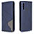 Custodia Portafoglio In Pelle Cover con Supporto B07F per Huawei P Smart Z (2019) Blu