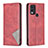 Custodia Portafoglio In Pelle Cover con Supporto B07F per Nokia C22 Rosso