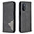 Custodia Portafoglio In Pelle Cover con Supporto B07F per OnePlus Nord N200 5G Nero