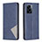 Custodia Portafoglio In Pelle Cover con Supporto B07F per OnePlus Nord N300 5G Blu