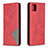 Custodia Portafoglio In Pelle Cover con Supporto B07F per Realme C11 (2021) Rosso