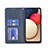 Custodia Portafoglio In Pelle Cover con Supporto B07F per Samsung Galaxy A02s