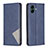 Custodia Portafoglio In Pelle Cover con Supporto B07F per Samsung Galaxy A04 4G Blu