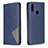 Custodia Portafoglio In Pelle Cover con Supporto B07F per Samsung Galaxy A10s Blu
