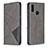 Custodia Portafoglio In Pelle Cover con Supporto B07F per Samsung Galaxy A10s Grigio