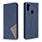 Custodia Portafoglio In Pelle Cover con Supporto B07F per Samsung Galaxy A11 Blu