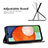 Custodia Portafoglio In Pelle Cover con Supporto B07F per Samsung Galaxy A13 4G