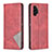 Custodia Portafoglio In Pelle Cover con Supporto B07F per Samsung Galaxy A13 4G Rosso