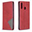 Custodia Portafoglio In Pelle Cover con Supporto B07F per Samsung Galaxy A20s Rosso