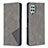 Custodia Portafoglio In Pelle Cover con Supporto B07F per Samsung Galaxy A22 4G Grigio