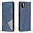 Custodia Portafoglio In Pelle Cover con Supporto B07F per Samsung Galaxy A22s 5G Blu