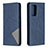 Custodia Portafoglio In Pelle Cover con Supporto B07F per Samsung Galaxy A52 5G Blu