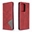 Custodia Portafoglio In Pelle Cover con Supporto B07F per Samsung Galaxy S20 Plus 5G Rosso