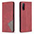 Custodia Portafoglio In Pelle Cover con Supporto B07F per Vivo Y11s Rosso