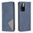Custodia Portafoglio In Pelle Cover con Supporto B07F per Xiaomi Mi 11i 5G (2022) Blu