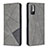 Custodia Portafoglio In Pelle Cover con Supporto B07F per Xiaomi POCO M3 Pro 5G Grigio