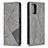 Custodia Portafoglio In Pelle Cover con Supporto B07F per Xiaomi Poco M5S Grigio