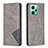 Custodia Portafoglio In Pelle Cover con Supporto B07F per Xiaomi Poco X5 5G Grigio