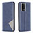 Custodia Portafoglio In Pelle Cover con Supporto B07F per Xiaomi Redmi K60 5G Blu