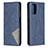 Custodia Portafoglio In Pelle Cover con Supporto B07F per Xiaomi Redmi Note 10 4G Blu