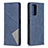 Custodia Portafoglio In Pelle Cover con Supporto B07F per Xiaomi Redmi Note 10 Pro 4G Blu