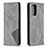 Custodia Portafoglio In Pelle Cover con Supporto B07F per Xiaomi Redmi Note 10 Pro 4G Grigio