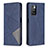 Custodia Portafoglio In Pelle Cover con Supporto B07F per Xiaomi Redmi Note 11 4G (2021) Blu