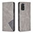 Custodia Portafoglio In Pelle Cover con Supporto B07F per Xiaomi Redmi Note 11 4G (2022) Grigio