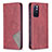 Custodia Portafoglio In Pelle Cover con Supporto B07F per Xiaomi Redmi Note 11 5G Rosso