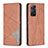 Custodia Portafoglio In Pelle Cover con Supporto B07F per Xiaomi Redmi Note 11 Pro 5G Marrone