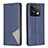 Custodia Portafoglio In Pelle Cover con Supporto B07F per Xiaomi Redmi Note 13 5G Blu