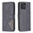 Custodia Portafoglio In Pelle Cover con Supporto B08F per Motorola Moto G Power 5G (2023) Nero