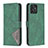 Custodia Portafoglio In Pelle Cover con Supporto B08F per Motorola Moto G Power 5G (2023) Verde