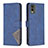 Custodia Portafoglio In Pelle Cover con Supporto B08F per Nokia C210 Blu