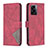 Custodia Portafoglio In Pelle Cover con Supporto B08F per OnePlus Nord N300 5G Rosso