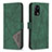 Custodia Portafoglio In Pelle Cover con Supporto B08F per Oppo A74 4G Verde