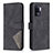 Custodia Portafoglio In Pelle Cover con Supporto B08F per Oppo A94 4G Nero